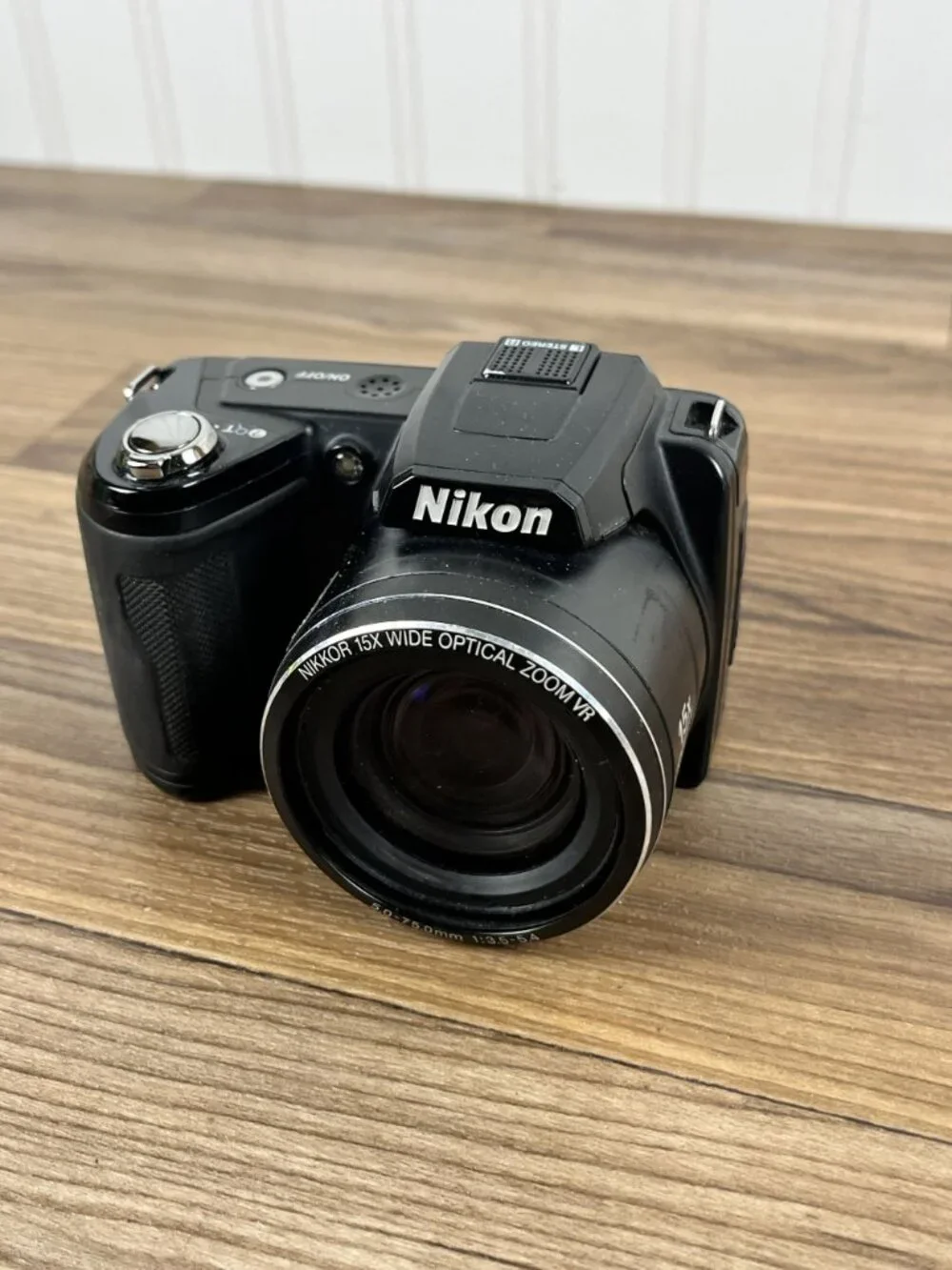 Nikon COOLPIX L110 12.1MP Digital Camera Black 15x Zoom AS-IS/PARTS ONLY